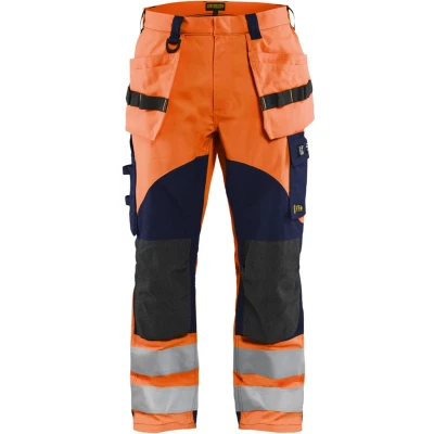 Afbeelding van Blaklader Multinorm inherent werkbroek 1589 1513 High Vis Oranje/Marineblauw D112