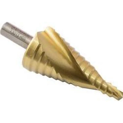 Afbeelding van C.K T3013 HSS Getrapte boor 6 32 mm TiN Gezamenlijke lengte 91 3 vlakken schacht 1 stuk(s)