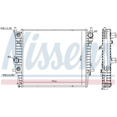 Afbeelding van Nissens Radiateur 66708