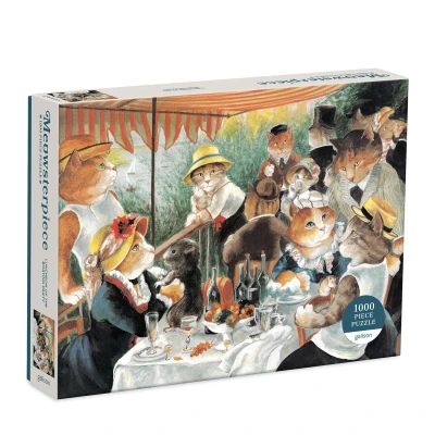 Afbeelding van Luncheon of the Boating Party Meowsterpiece Western Art 1000 Piece Puzzle