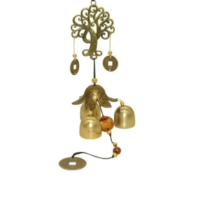 Afbeelding van Fengshui windgong outdoor Feng Shui metalen bel voor huis, tuin, terras, binnenplaats, decoratief cadeau om op te hangen