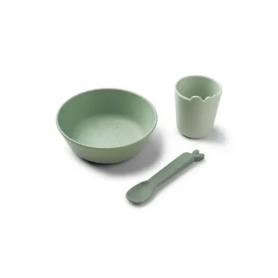 Afbeelding van Done By Deer Eetset First Meal Set Kiddish Green