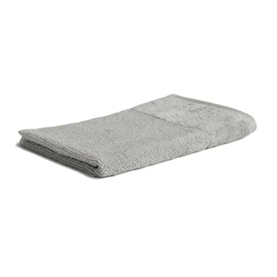 Afbeelding van MÖVE Bamboo Luxe gastendoekje 30 x 50 cm, Made in Germany, 60% katoen/40% viscose bamboepulp, zilvergrijs (grijs)