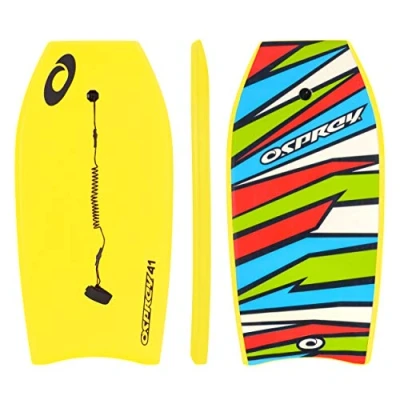 Afbeelding van Osprey BodyBoard Shatter 42&quot; Geel Ideaal voor 168 183 cm HDPE XPE EPS