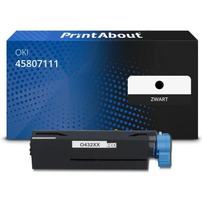 Afbeelding van Huismerk OKI 45807111 Toner Zwart