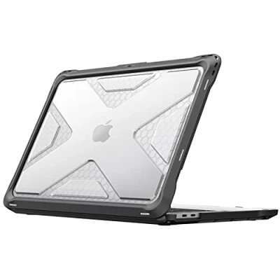 Afbeelding van Fintie Hoes compatibel met MacBook Pro 13 inch M2/M1 (2022 2016) A2338/A2289/A2251/A2159/A1989/A1706/A1708, robuuste TPU volledige beschermhoes transparant