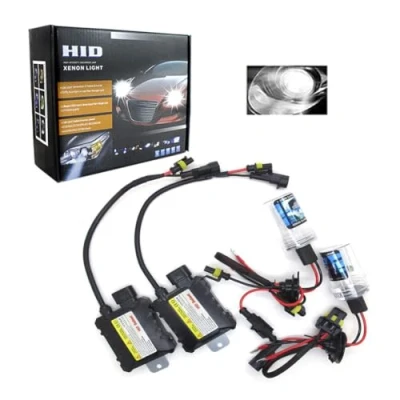 Afbeelding van BOOMBOOST Xenon halogeen hoofdlamp, super helder, wit, hoge lamp, 12 V, H7, 55 W, 5000 K