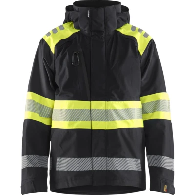 Afbeelding van Blaklader 4420 1977 Shelljack High Vis Zwart/High Geel