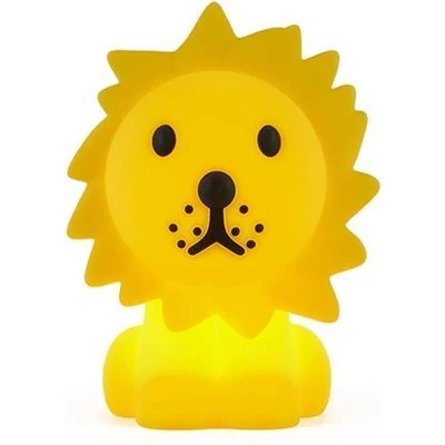 Afbeelding van Mr. Maria Bundle of Light Leeuw nachtlampje Geel / 9,3 x 8 12,6 cm Siliconen rubber