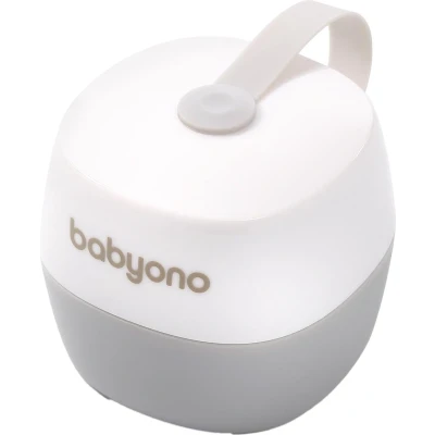 Afbeelding van Babyono Fopspeen Opbergdoos Wit/Grijs