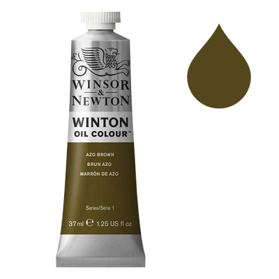 Image de Winsor &amp; Newton Winton peinture à l&#039;huile (37 ml) 389 brun azo