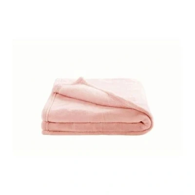 Image de domiva couverture microlon 100x150cm abricot