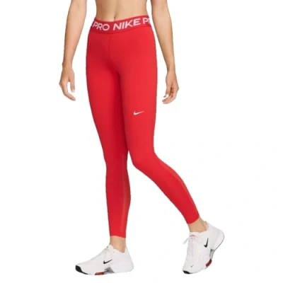 Afbeelding van Nike Performance Legging, Dames, Maat: Medium, University red/white