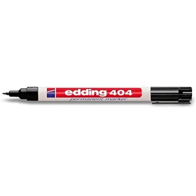 Afbeelding van edding 404 permanente markers ronde punt 0,75 mm lijndikte verschillende aantallen / 4 stuks