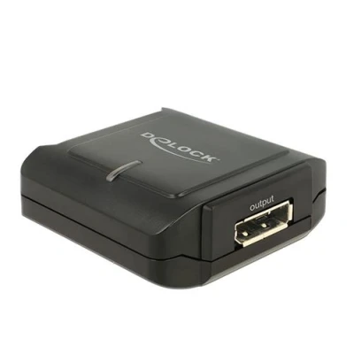 Image de Delock 11464 displayport 20 pin, dc 5v pin noir adaptateur et connecteur de câbles