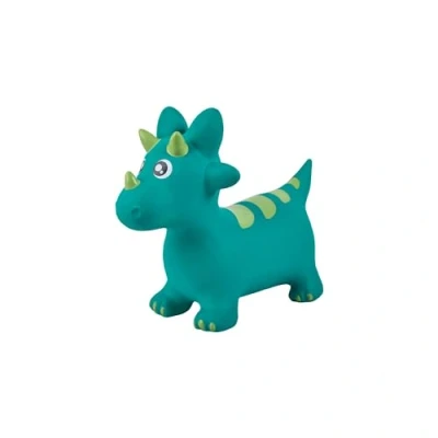 Afbeelding van Eurekakids Skippy Dino Skippydier Dinosaurus Groen 50 x 59 cm Inclusief Pomp
