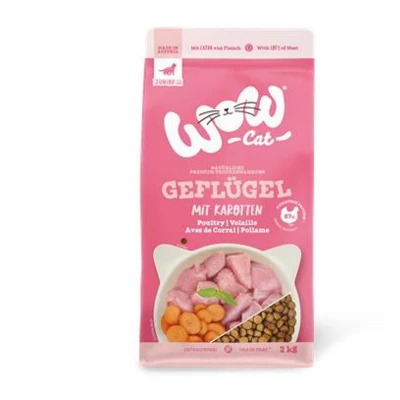 Afbeelding van 2x2kg Wow Cat Junior met gevogelte droogvoer voor katten