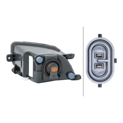 Afbeelding van HELLA 1NA 011 048 021 Mistlampen rechts 12 Met gloeilamp