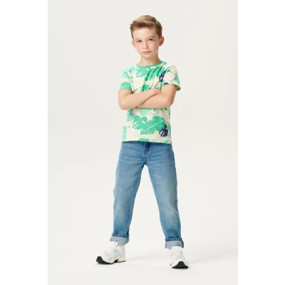 Image de T shirt Loudoun Leaf pattern Off white 92