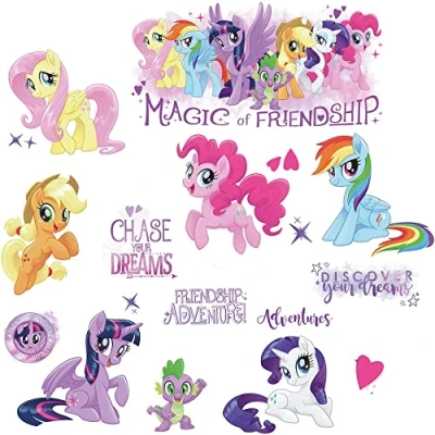Afbeelding van ROOMMATES Gigantische My Little Pony Decor met Briljanten