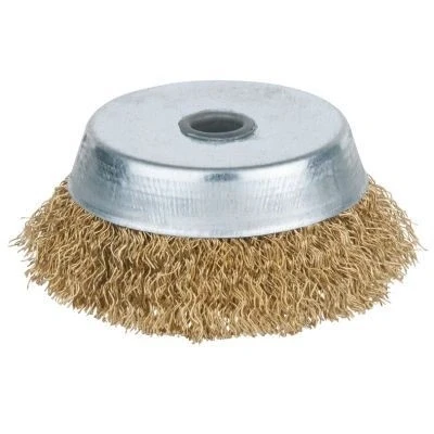 Afbeelding van KS TOOLS 963.9597 Komborstel, haakse slijper Aluminium brons (non ferro legering)