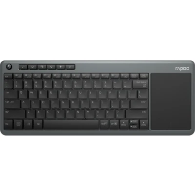 Afbeelding van Rapoo K2600 toetsenbord RF Draadloos QWERTZ Duits Zwart, Grijs