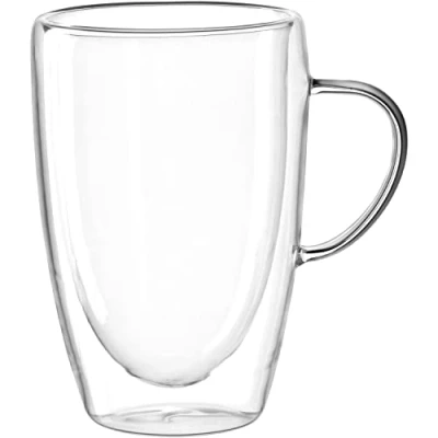 Afbeelding van Dubbelwandig glas 400ml DUO set van 4