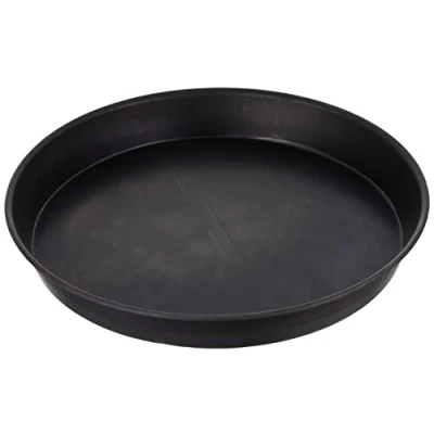 Afbeelding van Pentole Agnelli Cilindervorm voor pizza, hoog, van plaatstaal, blauw, zwart, 28 cm, zwart