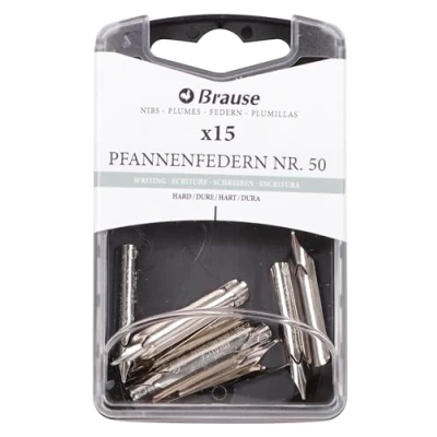 Afbeelding van Brause 150050B schrijfveren voor vulpen, 15 stuks