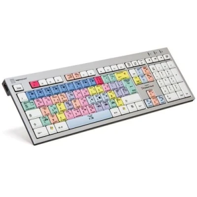 Image de Clavier LogicKeyboard LKB PPROCC CWMU FR Filaire USB AZERTY Blanc