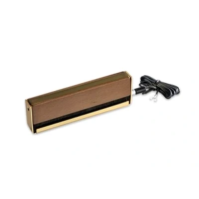 Afbeelding van Pro Ject Brush it Premium Reinigingsborstel Platen Metaal Geaard Vinyl reiniger Goud