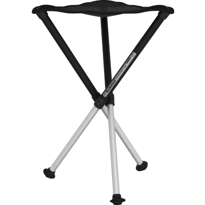 Afbeelding van Walkstool Comfort XXL Klapkrukje Zwart, Zilver ComfortXXL Belastbaarheid (gewicht) (max.) 250 kg