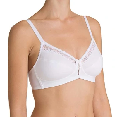 Afbeelding van Triumph Cotton Beauty N Beha zonder beugel voor dames (1 stuk), Wit.