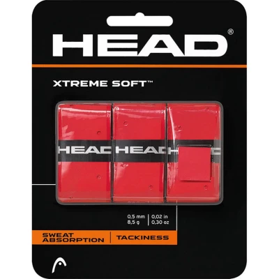 Afbeelding van Head Xtreme Soft 3 Pack Tennis Padel Overgrip rood