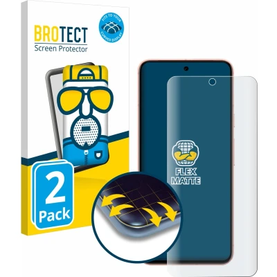 Afbeelding van BROTECT Screenprotector voor Google Pixel 8 (case friendly) Folie Beschermfolie matte volledig dekking (2 Stuks)