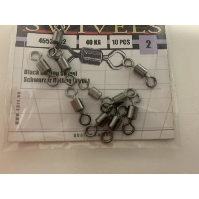 Afbeelding van Spro Black Rolling Swivel (10 pcs) Maat : 2