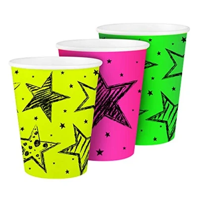 Image de Neon Party Cups 250 ml 6 pièces