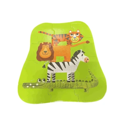 Afbeelding van crocodile creek Puzzel Jungle Vrienden (12 stukjes)