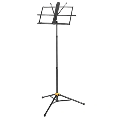 Afbeelding van Hercules BS118BB muziekstandaard met inklapbaar bureau en EZ handgreep