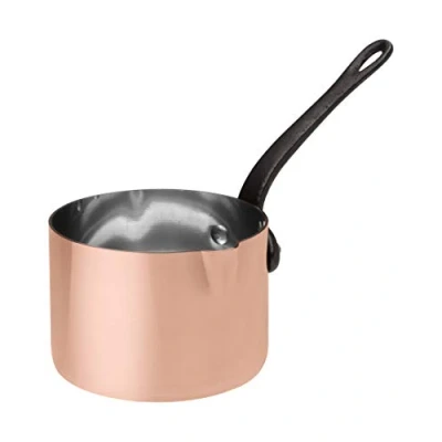 Afbeelding van Baumalu koperen vertinde saucière / sauspan met schenktuit Ø11 cm