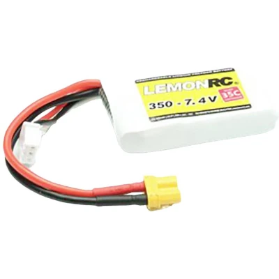 Afbeelding van LemonRC LiPo accupack 7.4 V 350 mAh Aantal cellen: 2 35 C Softcase XT30