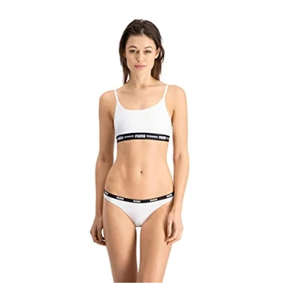 Afbeelding van Puma 2 PACK Bikinibroekje, Dames, Maat: XL, white /