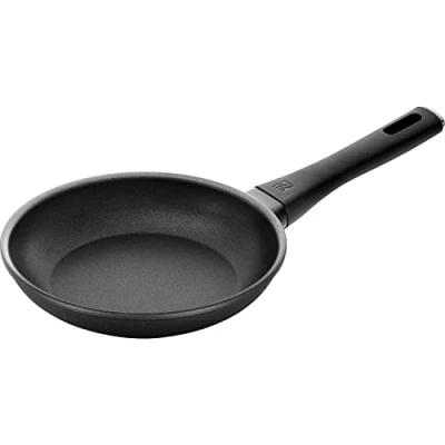 Afbeelding van Aluminium braadpan, 20 cm, rond, met antiaanbaklaag, zwart