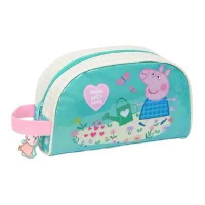 Afbeelding van Reistasje Peppa Pig Pretty flowers Geel Munt 26 x 16 9 cm
