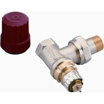 Afbeelding van Danfoss thermostatische radiatorafsluiter haaks verkort 1 Kvs = 057 m3/h RA N25 013G0037