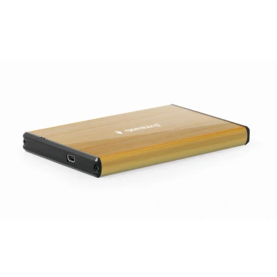 Afbeelding van Externe HDD behuizing 2.5&#039; SATA USB3.0 Goud (brushed)