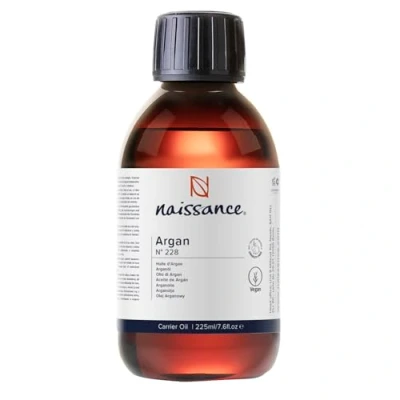 Afbeelding van Naissance Plantaardige Arganolie uit Marokko (nr. 228) 225 ml voor droog of krullend haar, gezicht, lichaam, baard koudgeperst cosmetica tegen veroudering