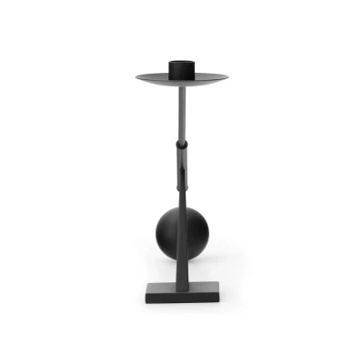 Afbeelding van Audo kandelaar Interconnect, zwart, hoogte 25,5 cm