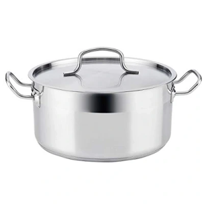 Afbeelding van Kookpot met Deksel Quid Azzero Roestvrij staal Afmetingen 28 cm