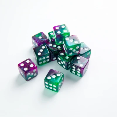 Afbeelding van Gamegenic D6 Dice Set 12pcs Galaxy Series: Aurora